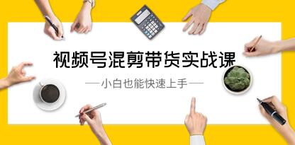 《视频号混剪带货实战课》小白也能快速上手-渡漳网