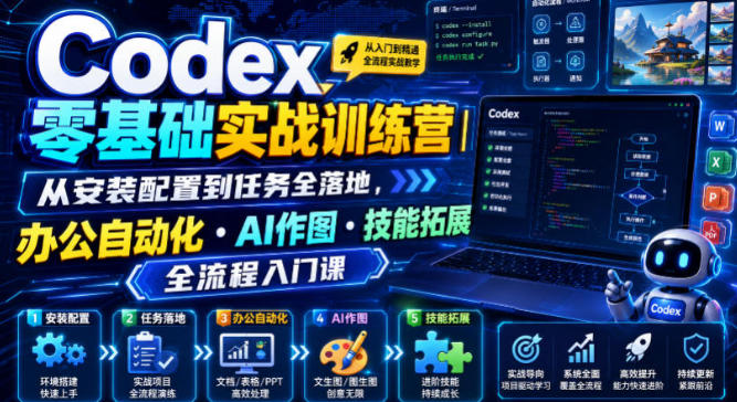 Codex零基础实战训练营全流程入门课-渡漳网