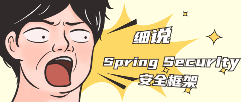 细说Spring Security安全框架-渡漳网