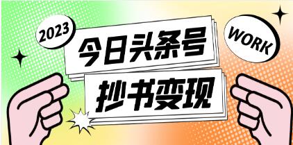 《头条号软件自动抄书变现玩法》单号一天100+（软件+教程）-渡漳网