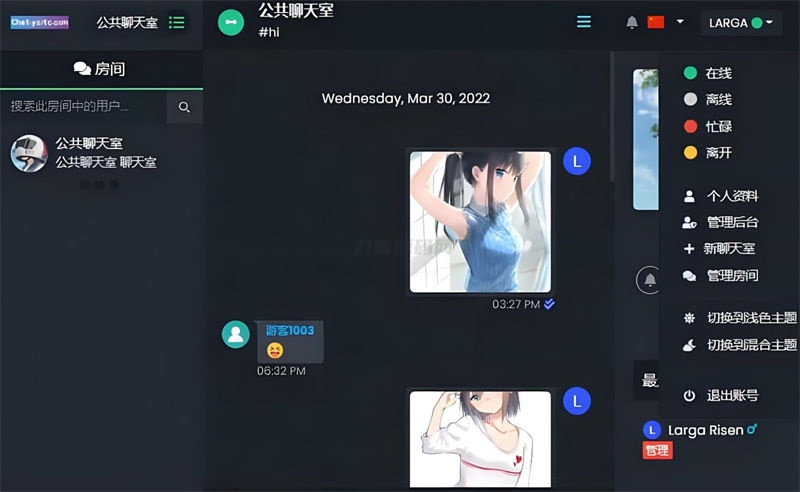 最新公共聊天室系统源码 ChatNet V1.11-V1.9 完整汉化版源码 私人聊天程序-渡漳网
