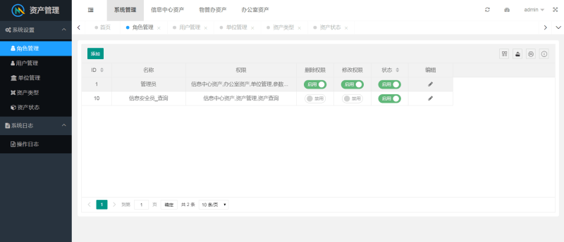 layuimini 资产管理源码-渡漳网