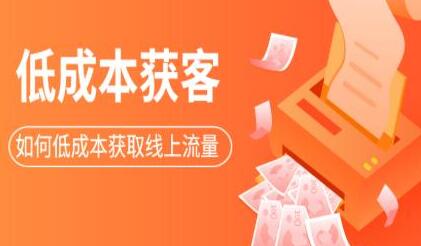 素宣成长学院《低成本获客变现营》培训视频,教你如何低成本获取线上流量-渡漳网