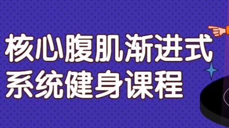 《核心腹肌》渐进式系统健身课程视频-渡漳网