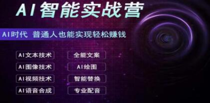 《AI智能赚钱实战营》实战级教程,新手也能快速实现赚钱-渡漳网