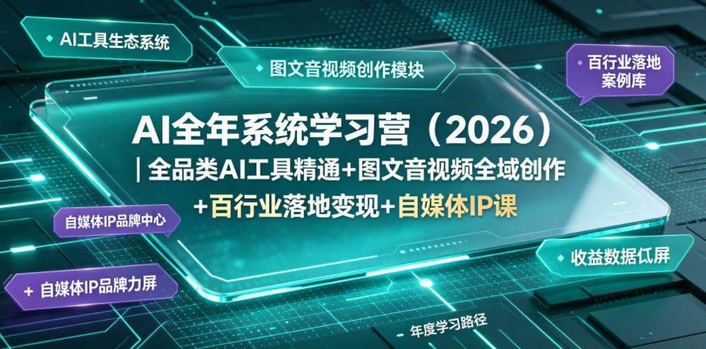 AI全年系统学习营