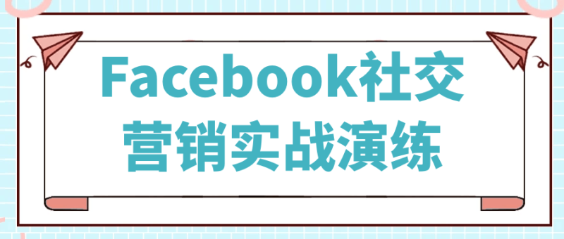 Facebook社交营销实战演练-渡漳网