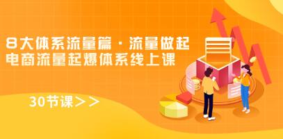 《八大体系流量篇》电商流量起爆体系-渡漳网