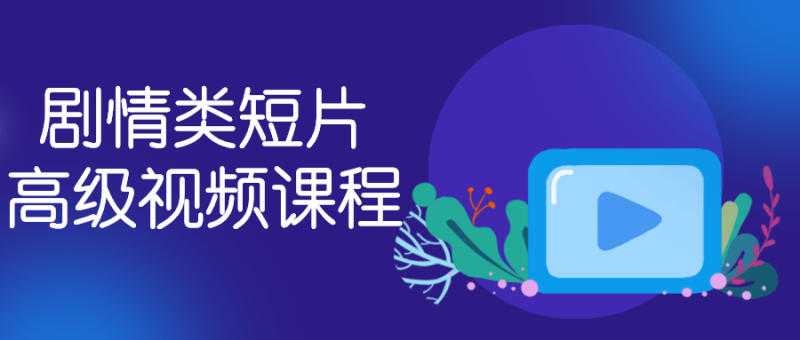 剧情类短片高级视频课程-渡漳网