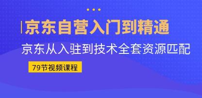 《京东自营入门到精通》京东从入驻到技术全套资源匹配-渡漳网