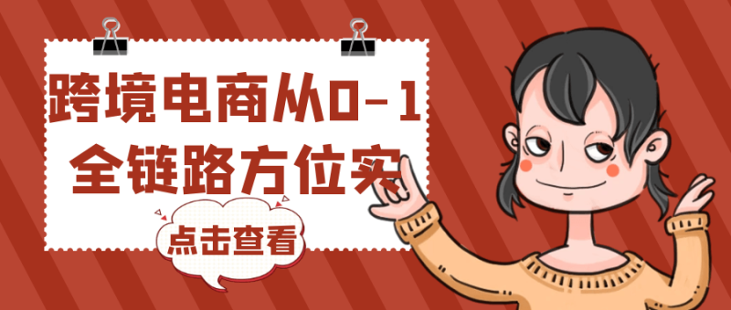 跨境电商从0-1全链路方位实操-渡漳网
