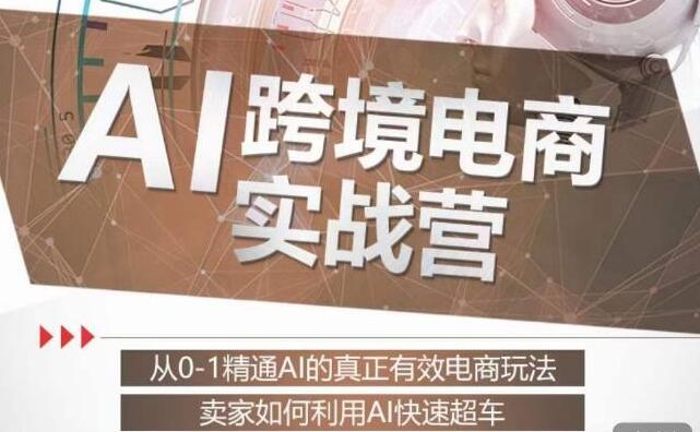 《ChatGPT AI跨境电商实战营》从0-1精通AI的真正有效电商玩法-渡漳网