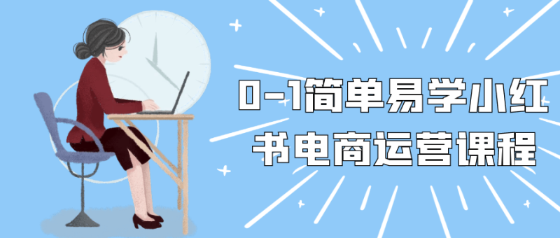 0-1简单易学小红书电商运营课程-渡漳网