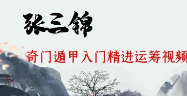 张三锦《奇门遁甲入门精进运筹》教程视频-渡漳网