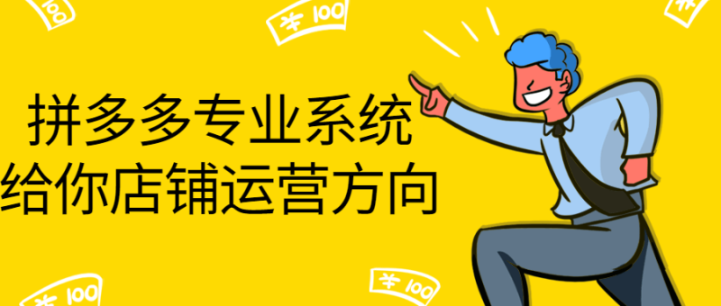 拼多多专业系统给你店铺运营方向-渡漳网