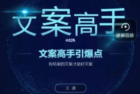 王通《个人ip文案引爆点》方案写作技巧课程视频-渡漳网