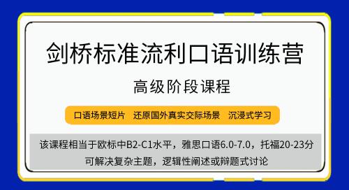 剑桥《流利口语训练》英语口语高阶,垒高级词汇,学地道表达-渡漳网