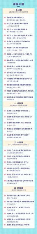 30个哈佛学霸高效学习方法-渡漳网