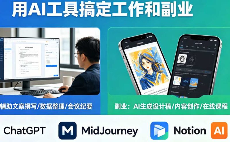 用AI工具搞定工作和副业-渡漳网