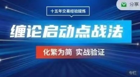 缠论启动点,化繁为简实战验证-渡漳网