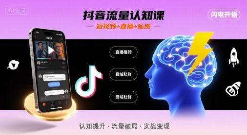文涛老师抖音流量认知课-渡漳网