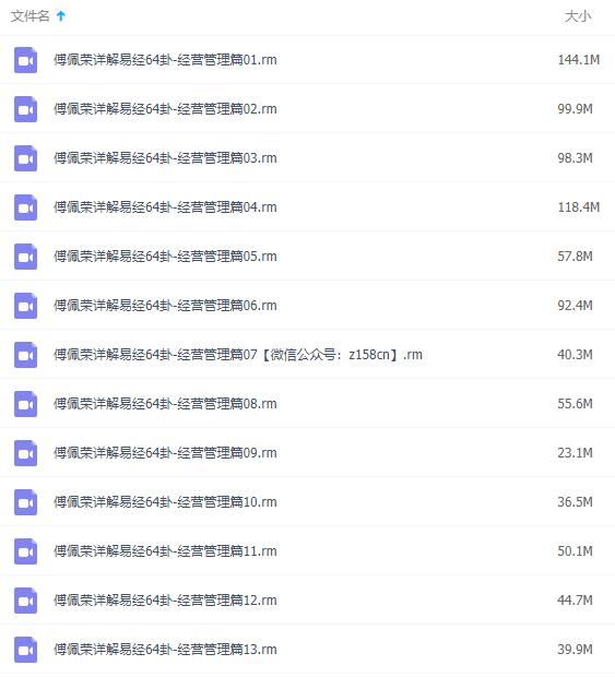 傅佩荣详解易经64卦《经营管理篇+事业成功篇+财运掌控篇》易经讲座视频全集-渡漳网
