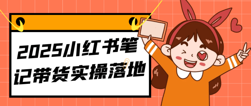 2025小红书笔记带货实操落地-渡漳网