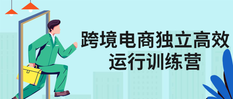 跨境电商独立高效运行训练营-渡漳网