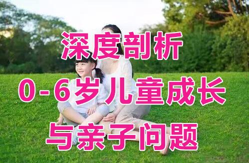吴国宏《深度剖析0-6岁儿童成长与亲子问题》亲子教育视频讲座-渡漳网