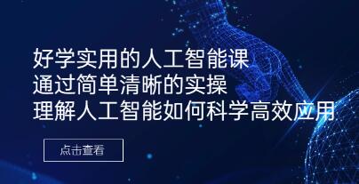 《好学实用的人工智能课》通过简单清晰理解人工智能如何科学高效应用-渡漳网