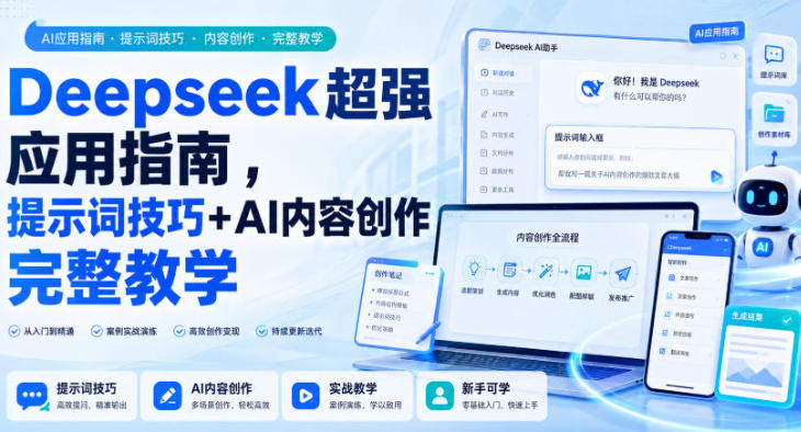 Deepseek超强应用指南-渡漳网