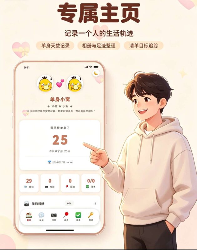 情侣记录网站源码-渡漳网