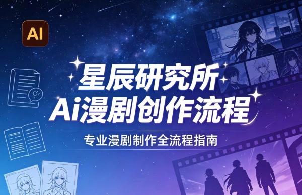 星辰研究所AI漫剧创作流程-渡漳网